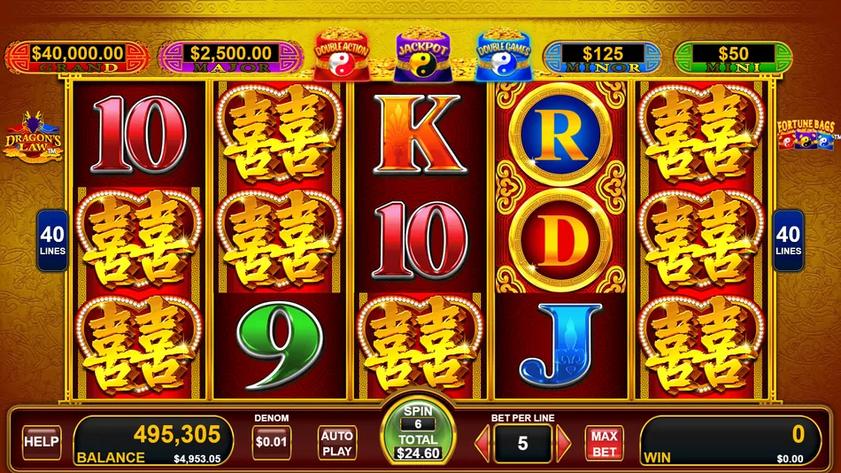 Jackpot feature letter collection with a partially completed word in Dragon Rush